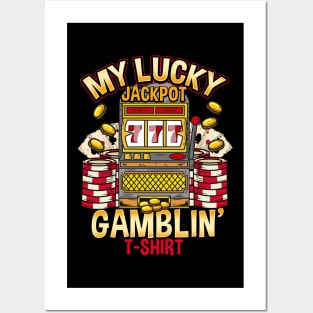 Vintage Slot Machine print Poker Casino Gambling Posters and Art